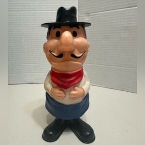 VTG. 70’s extremely rare Pizza Hut Pete plastic coin bank